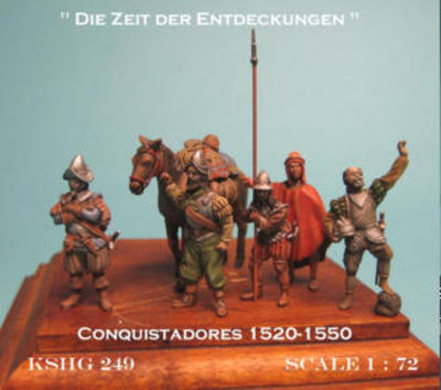 The time of the discoveries of Conquistador 1520 - 1550