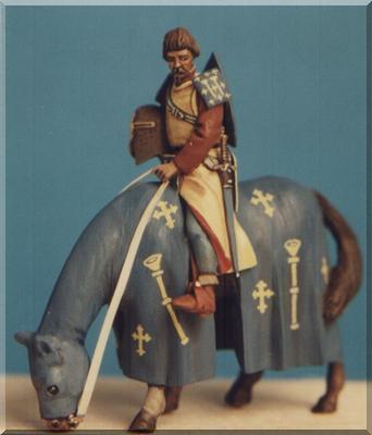 Middle ages Knight on Horse back