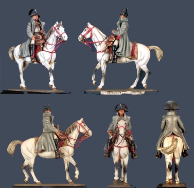 Napoleon 1st in Overcoat Guard Chasseurs uniform