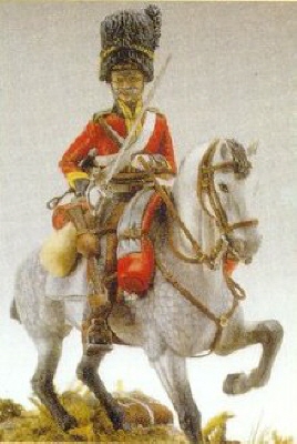 Scots Greys 1812-15 Officer or Standard Bearer or Trumpter or Dragoon