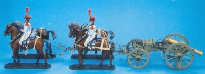 4 Horse Gun Team Canon Limber