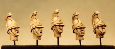 Heads Austran Infantry series 7