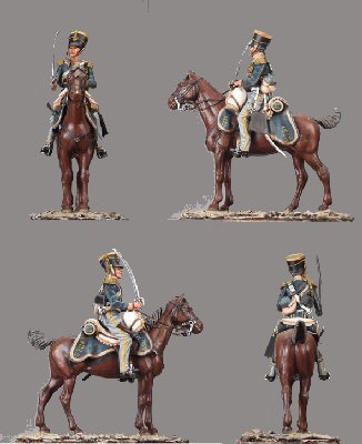 Mounted British Light Dragoon 1811-15 NCO or Soldier