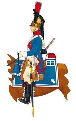 Dragons garde de Paris 1802-1813 possibilite de faire Officier, Trompette ou Cavalier