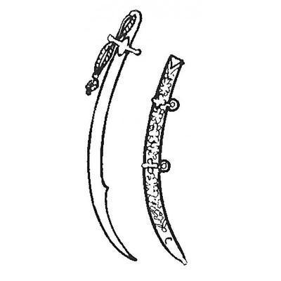 Swords  Muskets - Mameluke sabre