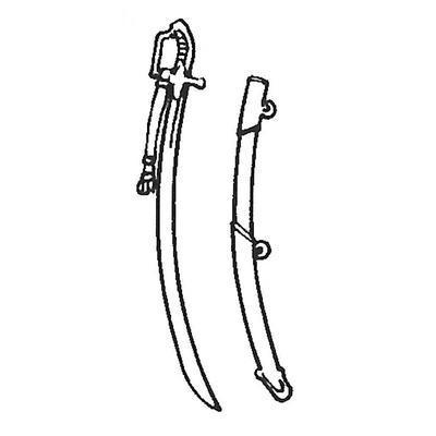 Swords  Muskets - Hussar sabre Year IV