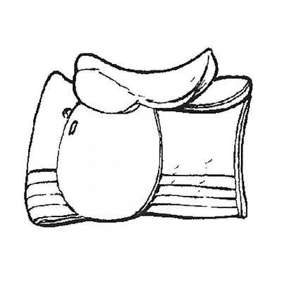Saddlecloths - British Saddle with blanket underneath