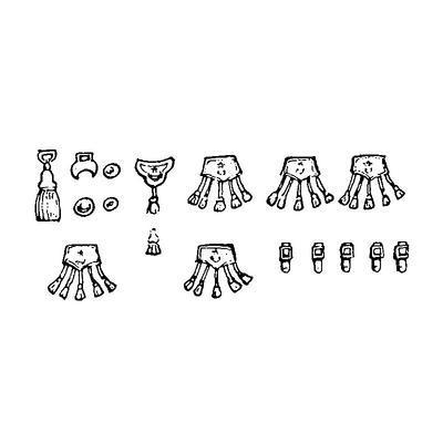 Horse and Saddle Furiture - Mameluke horse decorations officer