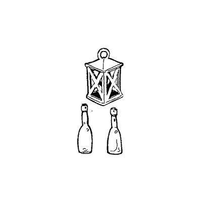 Accessories - Lantern and two bottles