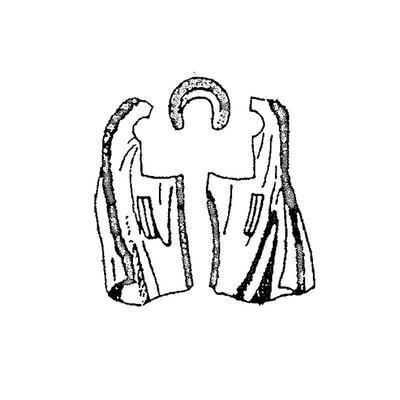 Body - Riding coat edged with fur for foot figure