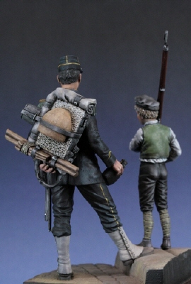 Foot Chasseur of the Guard 1870 + child