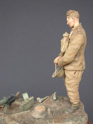 Private 4th Battalion Tank Corps 1918 with Maxim 08/15 MG