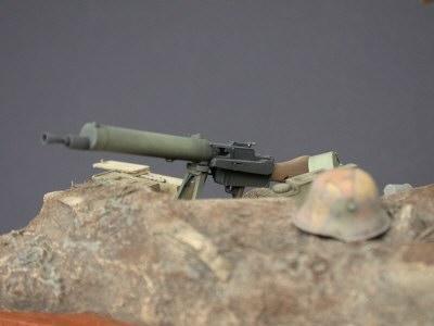 Private 4th Battalion Tank Corps 1918 with Maxim 08/15 MG