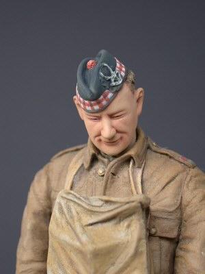 Private 4th Battalion Tank Corps 1918 with Maxim 08/15 MG