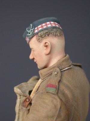 Private 4th Battalion Tank Corps 1918 with Maxim 08/15 MG