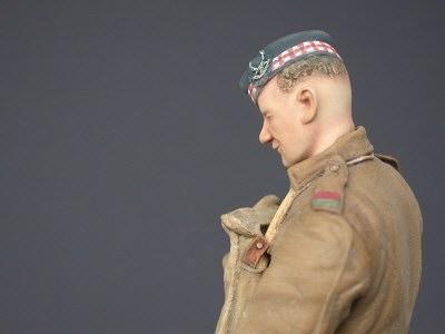 Private 4th Battalion Tank Corps 1918 with Maxim 08/15 MG