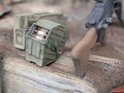 Private 4th Battalion Tank Corps 1918 with Maxim 08/15 MG