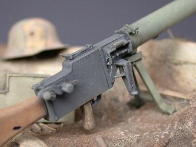 Private 4th Battalion Tank Corps 1918 with Maxim 08/15 MG