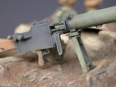 Private 4th Battalion Tank Corps 1918 with Maxim 08/15 MG