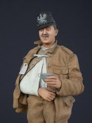Wounded British Infantryman 1915 (2 types of Head)