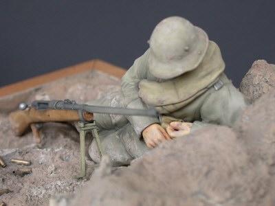 German Anti-Tank Gunner, Prussian 27th Reserve Infantry Regt. 1918
