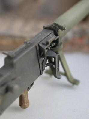 Machine Gunner, Western Front 1917/18 with Trench Section