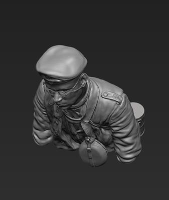 German Prisoner Bust 1/10th