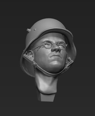 German Prisoner Bust 1/10th