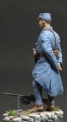 French Infantryman Chauchat MG Gunner, 62nd Regiment