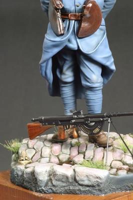French Infantryman Chauchat MG Gunner, 62nd Regiment