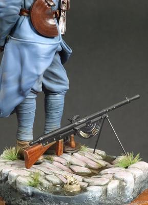 French Infantryman Chauchat MG Gunner, 62nd Regiment