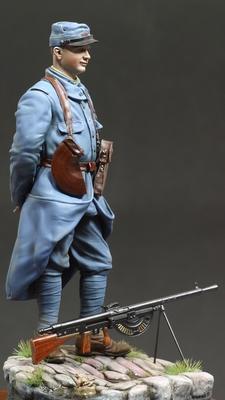 French Infantryman Chauchat MG Gunner, 62nd Regiment