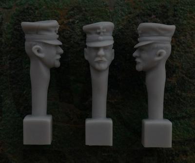 Head - Landsturm 1 - Goatee Beard  German