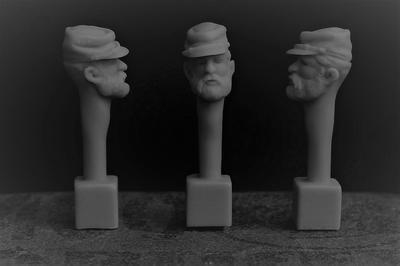 Head - Kepi M14 1st type ( Full Beard )