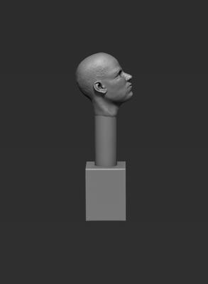Head - Bare - Sapper Stormtrooper 1916