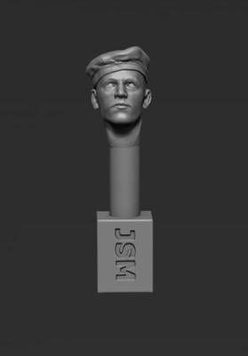 German Head - Field Cap - Back to Front