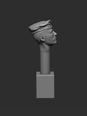 Head - Field Cap with Cap Band - Sloped Left (31BST)