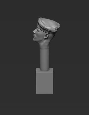 Head - Field Cap with Cap Band - Sloped Left (31BST)