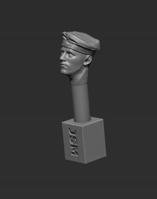 Head - Field Cap with Cap Band - Sloped Left (31BST)
