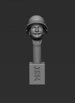 Head - M16 Helmet - Back-to-Front (A Head 34MCG)
