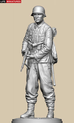 Ambush at Poteau  'SS Panzergrenadier, KG Hansen'  Battle of the Bulge, 1944   (1/16 scale)