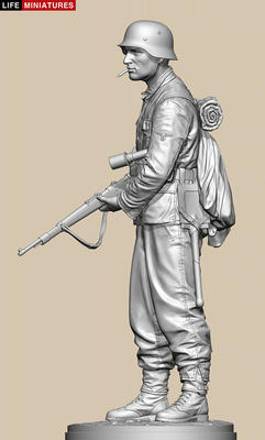 Ambush at Poteau  'SS Panzergrenadier, KG Hansen'  Battle of the Bulge, 1944   (1/16 scale)