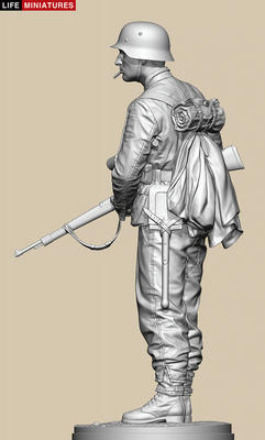 Ambush at Poteau  'SS Panzergrenadier, KG Hansen'  Battle of the Bulge, 1944   (1/16 scale)