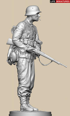 Ambush at Poteau  'SS Panzergrenadier, KG Hansen'  Battle of the Bulge, 1944   (1/16 scale)