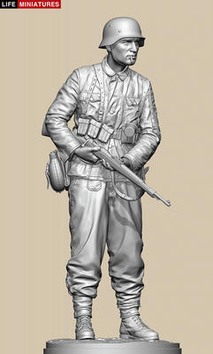 Ambush at Poteau  'SS Panzergrenadier, KG Hansen'  Battle of the Bulge, 1944   (1/16 scale)