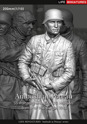 Ambush at Poteau  'SS Panzergrenadier, KG Hansen'  Battle of the Bulge, 1944