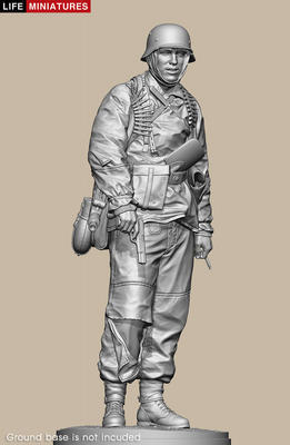 Ambush at Poteau, MG 42 gunner of KG Hansen, Battle of the Bulge 1944