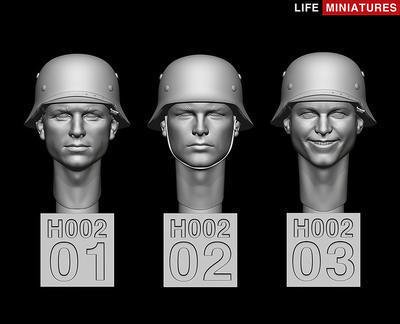 WW2 German Heads Set No.2