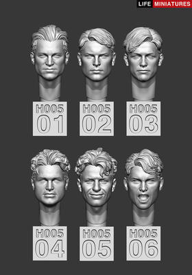 Bare Heads Set No.2