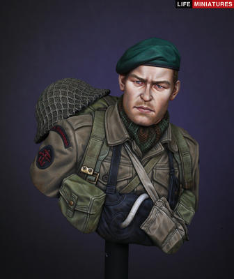 WW2 British Commando on D-Day, June 1944